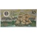 AUSTRALIA 1988 . TEN 10 DOLLARS BANKNOTE FRASER/JOHNSTON . LAST PREFIX AB57